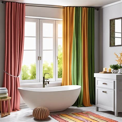 20 New Small Bathroom Window Curtain Ideas