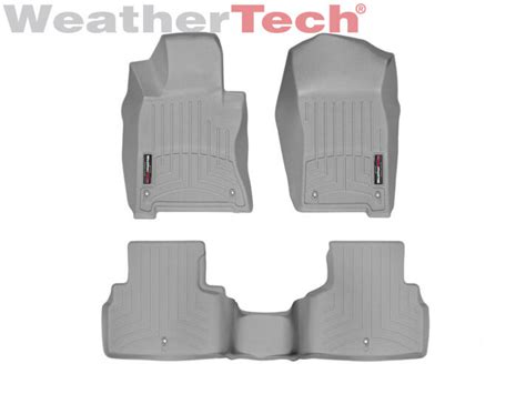 Weathertech Floor Mats Floorliner For Infiniti Q50q60 1st2nd Row Grey Ebay