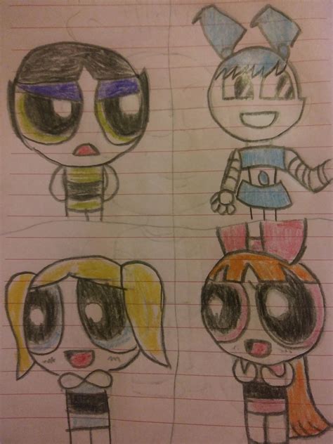 Blossom Bubbles Buttercup And Jenny Wakeman By Pixiesp1991arts