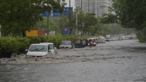 Heavy Rainfall In Delhi Ncr Leads To Waterlogging Gurugram Worst Hit