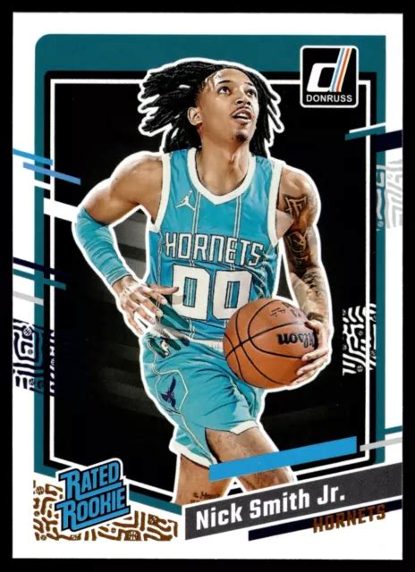 Nick Smith Jr Rated Rookie Rc Panini Donruss Card