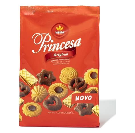 Bolachas Sortido Princesa Original 200g Cx 12 Da Vieira Na Loja Online Vasp