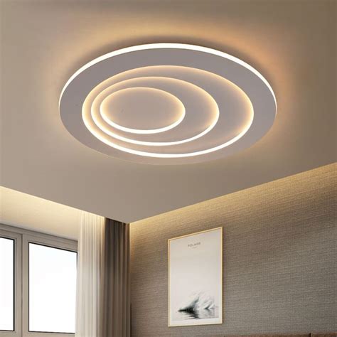 Plafonnier Rond LED Simple Moderne En Fer Pour Couloir Salon Chambre