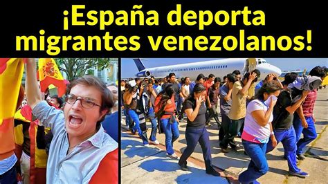 Espa A Se Cans Comienza Expulsi N Masiva De Migrantes Ilegales Youtube