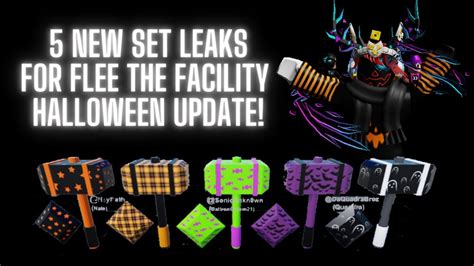 5 NEW Set Leaks For Flee The Facility Halloween Update Roblox YouTube