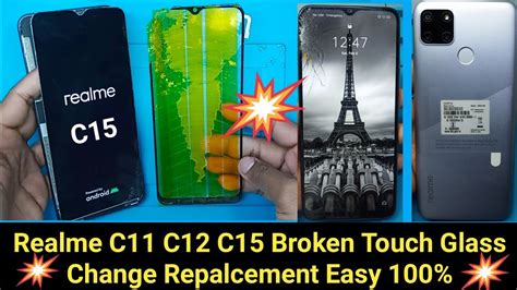 Realme C Broken Touch Glass Replacement Change How To Replace Crack