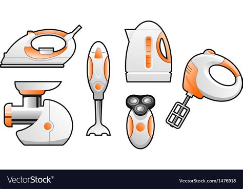 household goods royalty  vector image vectorstock
