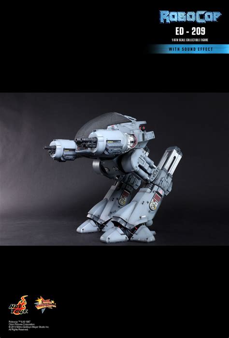 News Hot Toys ED 209 1 6 Scale Collectible Figure MMS204 Mint Condition Customs