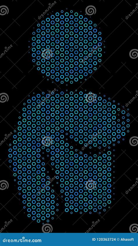 Naked Woman Mosaic Icon Of Halftone Bubbles Stock Vector Illustration Of Female Pretty