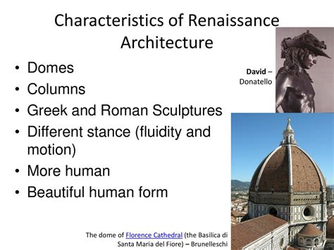 Renaissance Architecture Characteristics