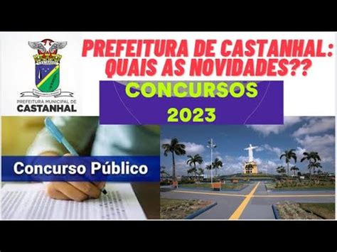 Prefeitura De Castanhal Previs O De Concurso Para Youtube