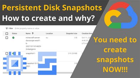 Gcp Snapshots How To Setup And Use Disk Snapshots In Google Compute