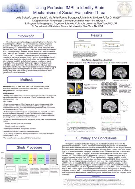 Ppt Using Perfusion Fmri To Identify Brain Mechanisms Of Social