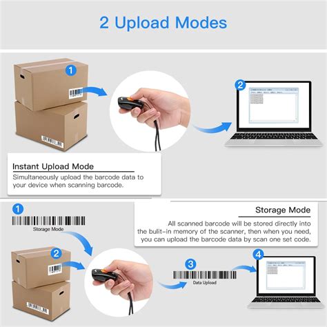 Eyoyo EY 021L Mini 1D Bluetooth Сканер штрих кода 2 4G Беспроводной