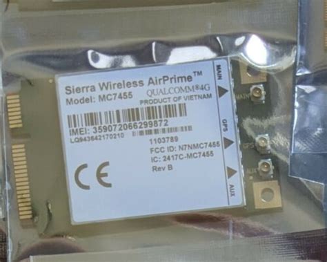 Sierra Wireless AirPrime MC7455 3G 4G LTE/HSPA+ GPS 300Mbps module ...
