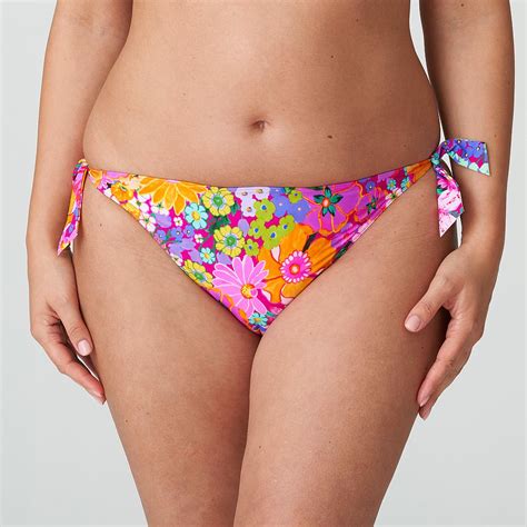 PrimaDonna Swim Najac Bikini Hüftslip mit Schnüren Farbe floral