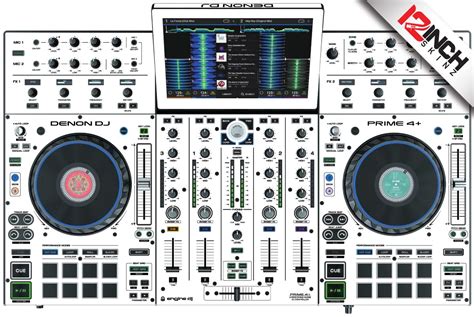 Denon Prime 4 Skinz Colors 12inchskinz