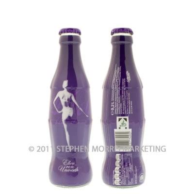 Coca Cola Germany Ellen Von Unwerth Glass Bottle