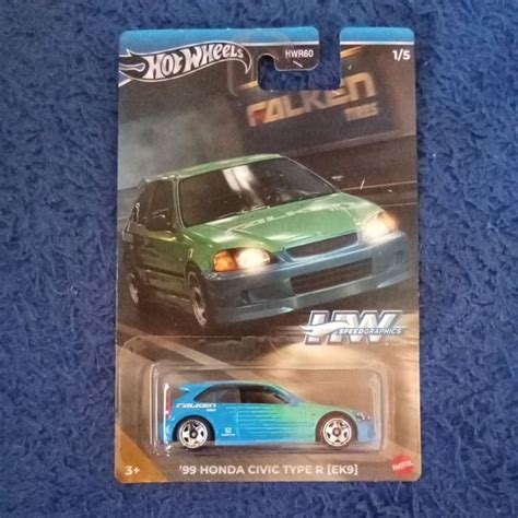 Jual Hot Wheels Hw Speed Graphics Honda Civic Type R Ek Falken Shopee Indonesia