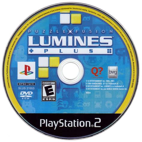 Lumines Puzzle Fusion Box Cover Art Mobygames