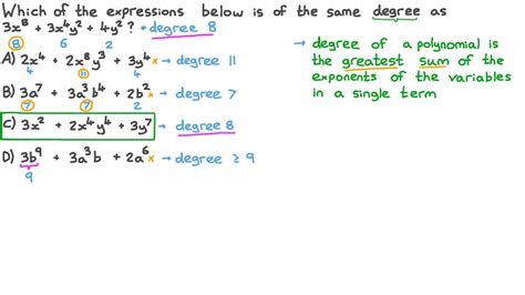 Identifying Parts Of An Algebraic Expression