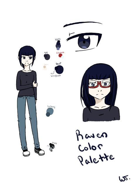 Raven Color Palette by FluffyCamellia on DeviantArt