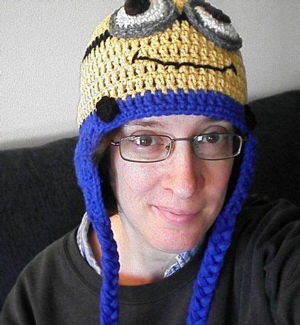 Minion Based Crocheted Hat Crochet Hats Knitting Projects Crochet