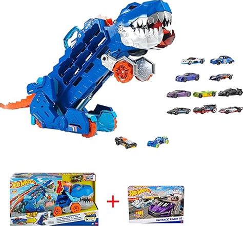 Hot Wheels Bundle Pack City Ultimate Hauler HNG50 10 Pack Of Toy Cars HMK47 Hauler