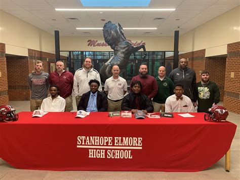 Stanhope Elmore High School Hosts Signing Day Watch Party for Four Different Football Players ...