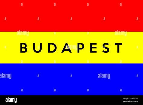 budapest city flag Stock Photo - Alamy