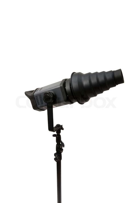 Studio Strobe isoliert auf den weißen Hintergrund | Stock Bild | Colourbox