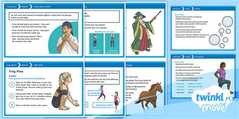 Ks1 Cool Down Cards Set 1 Ks1 Pe Lesson Teacher Made