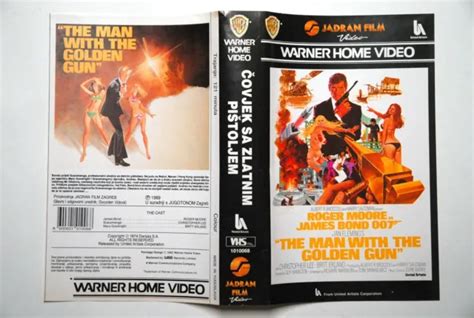 James Bond Vhs The Man With The Golden Gun Ultra Rare Film Original