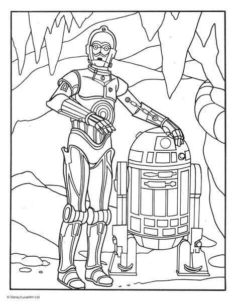 Star Wars Coloring Pages R2d2 Coloring Home