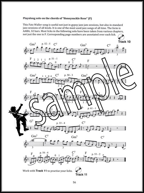 Stephane Grappelli Licks Gypsy Jazz Violin Sheet Music Book With Audio