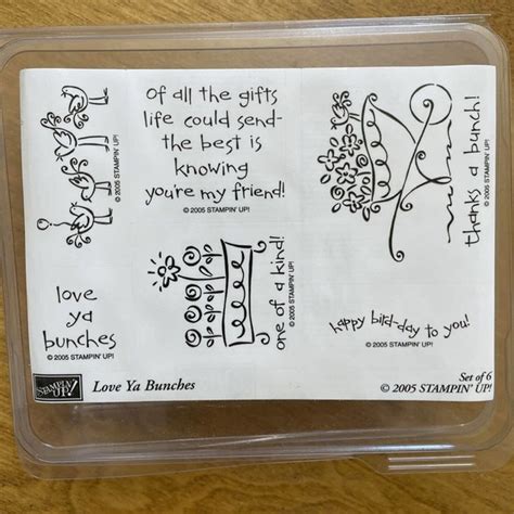 Stampin Up Office Stampin Up Love Ya Bunches Stamp Set Thank You