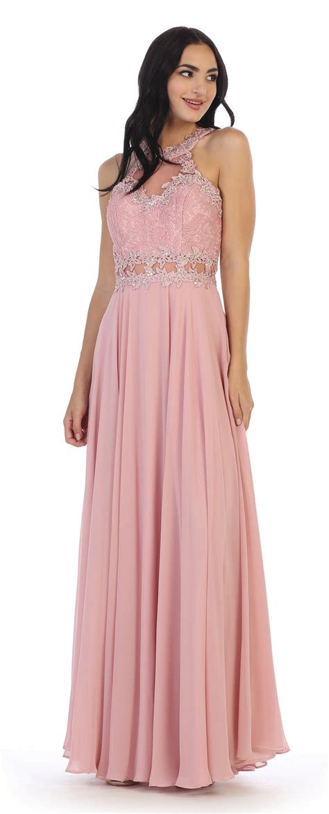 halter long formal dress - Fashion Professional