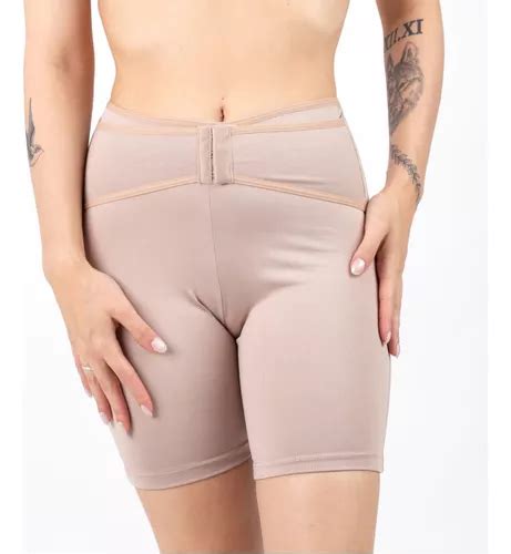 Short Cinta Modeladora Bege Nude Zero Barriga Levanta Bumbum Parcelamento Sem Juros
