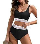 Umipubo Swimsuits For Women Push Up Padded Bikini Sets Low Waisted Swimwear Two Piece Bathing