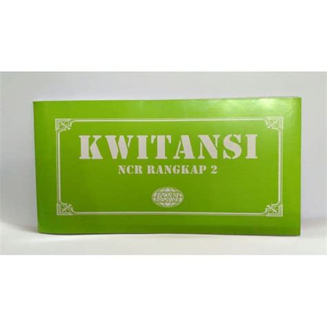 Jual Kwitansi NCR Rangkap 2 Buku Kwitansi KNI Shopee Indonesia