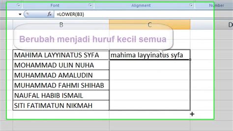 Cara Membuat Huruf Kecil Menjadi Kapital Di Excel Warga Co Id