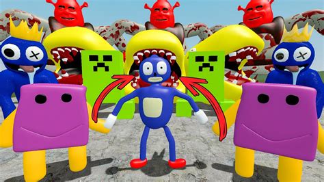 All Colors Of D Sanic Clones Memes In Garry S Mod Youtube