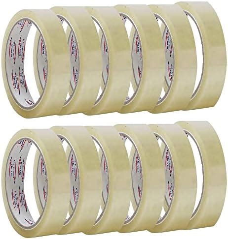 HEPINES Transparent Cello Tape 1 Inch 65 Meters 24mm 1 Inch