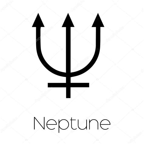 Planet Symbols - Neptune — Stock Vector © PaulStringer #86420136