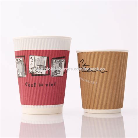 Buy Wholesale China 8oz 12oz 16oz Customized Design Paper Cups