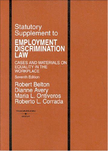 『statutory Supplement To Employment Discrimination 読書メーター