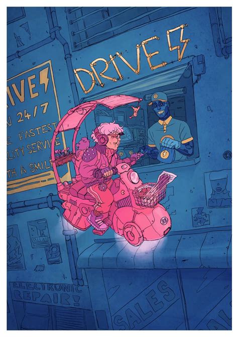 Grandma At The Drive Thru By Loan Estevez Cdna Artstation