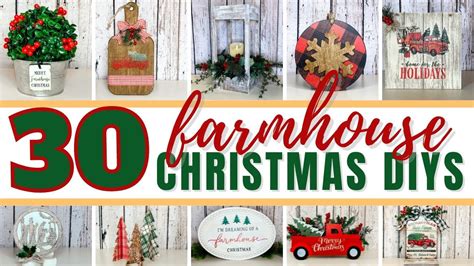 Must See Farmhouse Christmas Diys Christmas Craft Mega Video