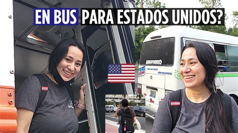 VIAJÉ EN BUS DESDE EL SALVADOR PARA PODER LLEGAR HASTA LOS ESTADOS