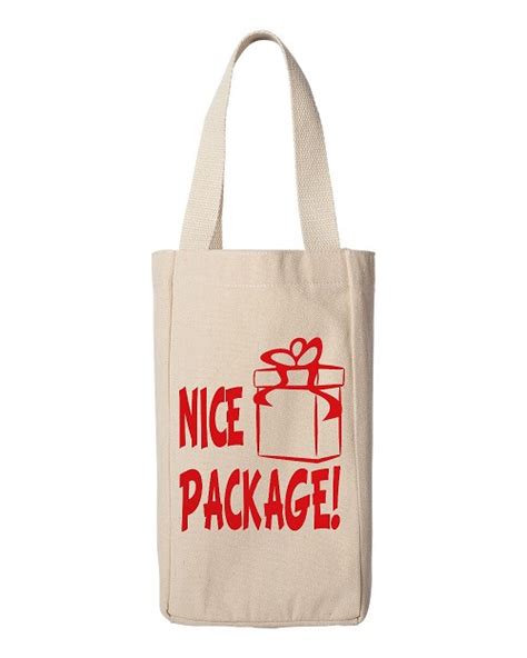 Nice Package Double Bottle Wine Tote